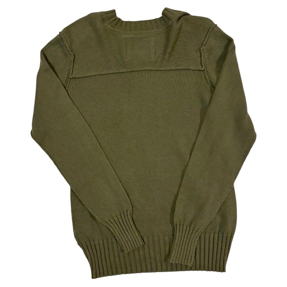 - Natural reflection polo cottagecore ribbed waist sweater Large - Picture 2 of 9